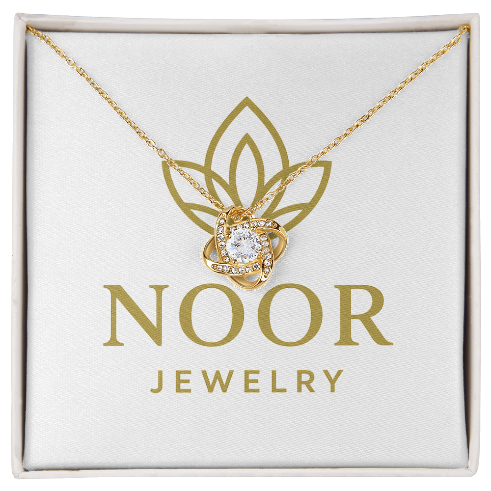 Love Knot Necklace (Yellow & White Gold Variants)
